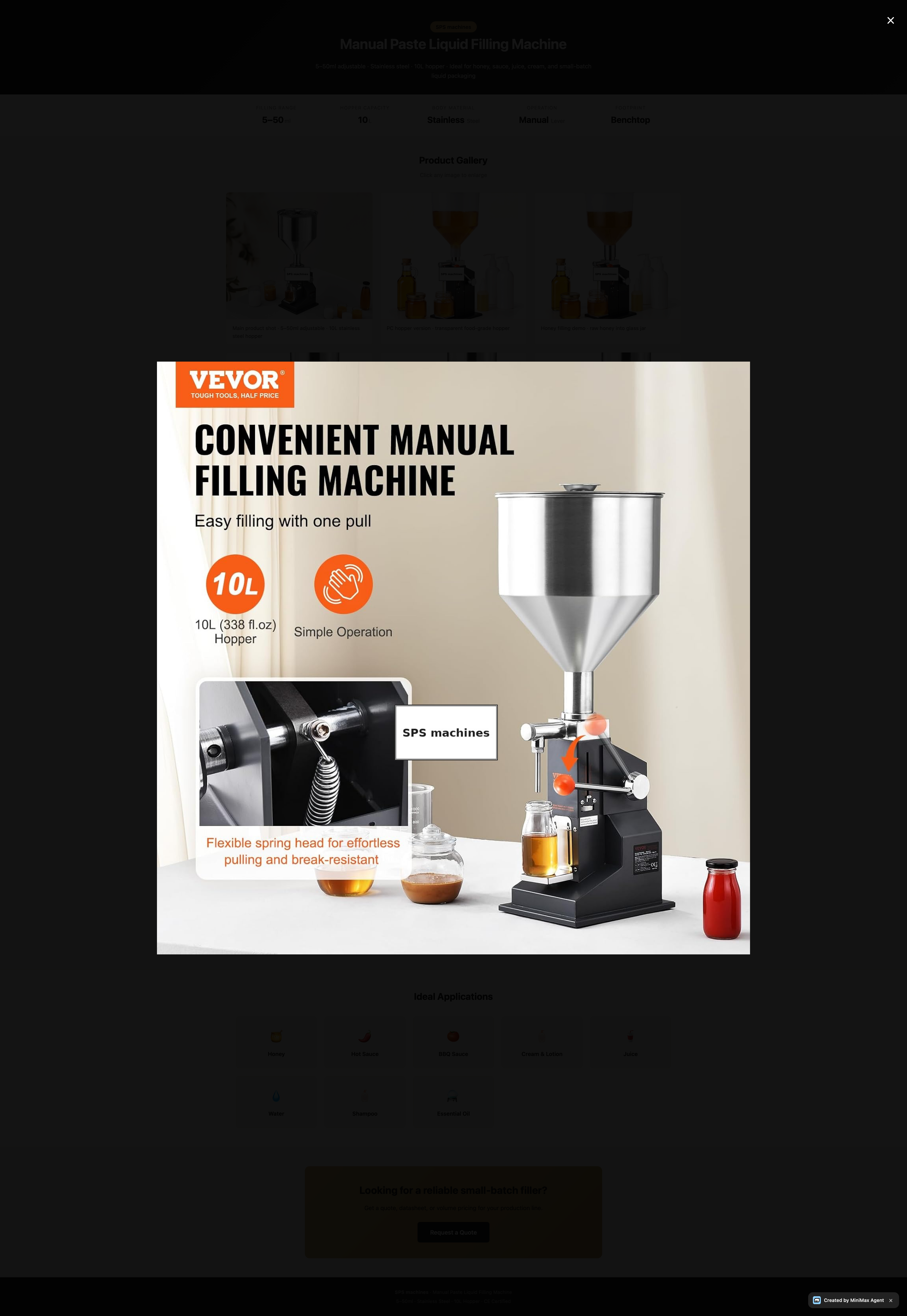 Filling Machine Product