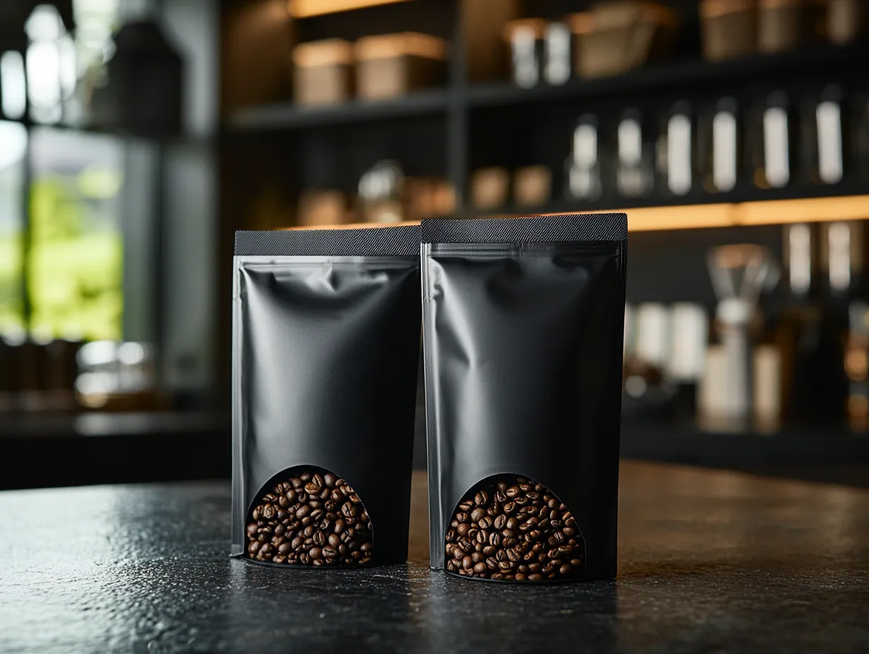 Specialty coffee packaging with stand-up pouches for small roasters