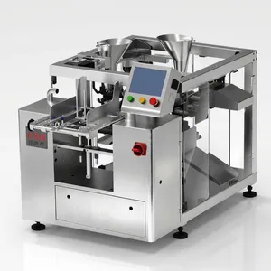 High-Speed Duplex Filling and Sealing Equipment Pouch Packaging Machine with Optimal Output for Snack Pet Food Powder Liquid Granule Filling Machine