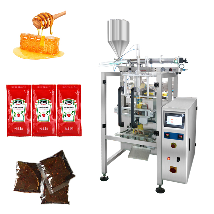 High Speed Vertical Yogurt Ketchup Chilli Sauce Tomato Paste Packing Machine