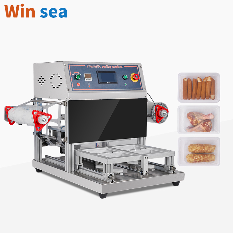 520 Modified Atmosphere Tray Sealer Meat Vacuum Gas Filling 