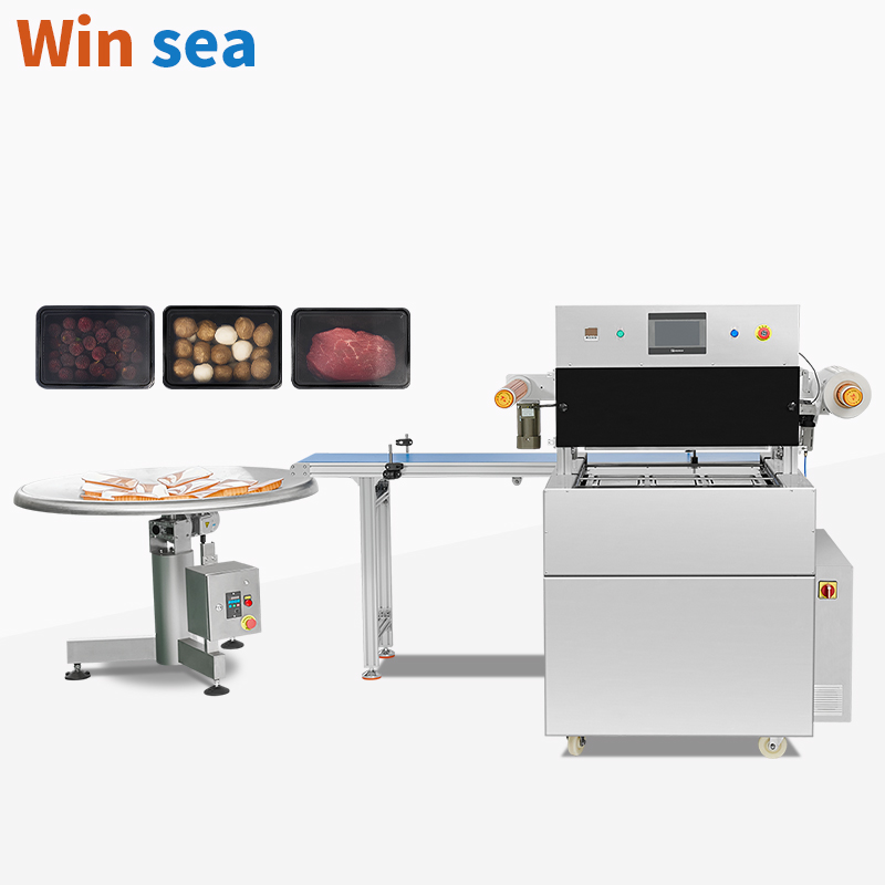 Automatic Multi-Function Meat Food Tray Sealer Pneumatic-dri - View 1