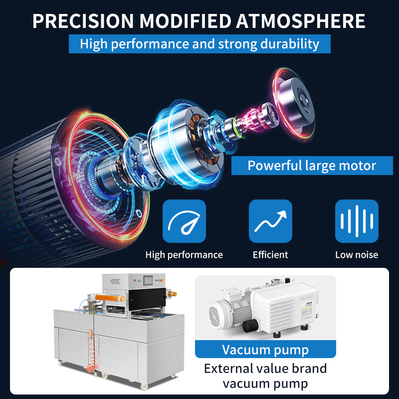 Automatic Multi-Function Meat Food Tray Sealer Pneumatic-dri thumbnail 3