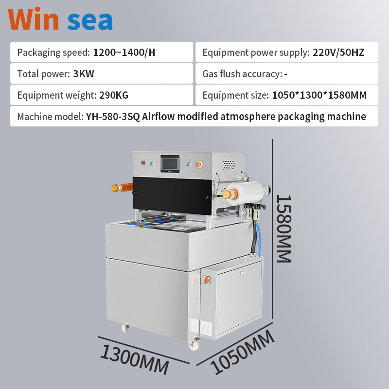 Automatic Multi-Function Meat Food Tray Sealer Pneumatic-dri thumbnail 6