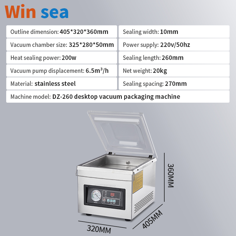 DZ-260 Desktop Vacuum Packaging Machine thumbnail 6